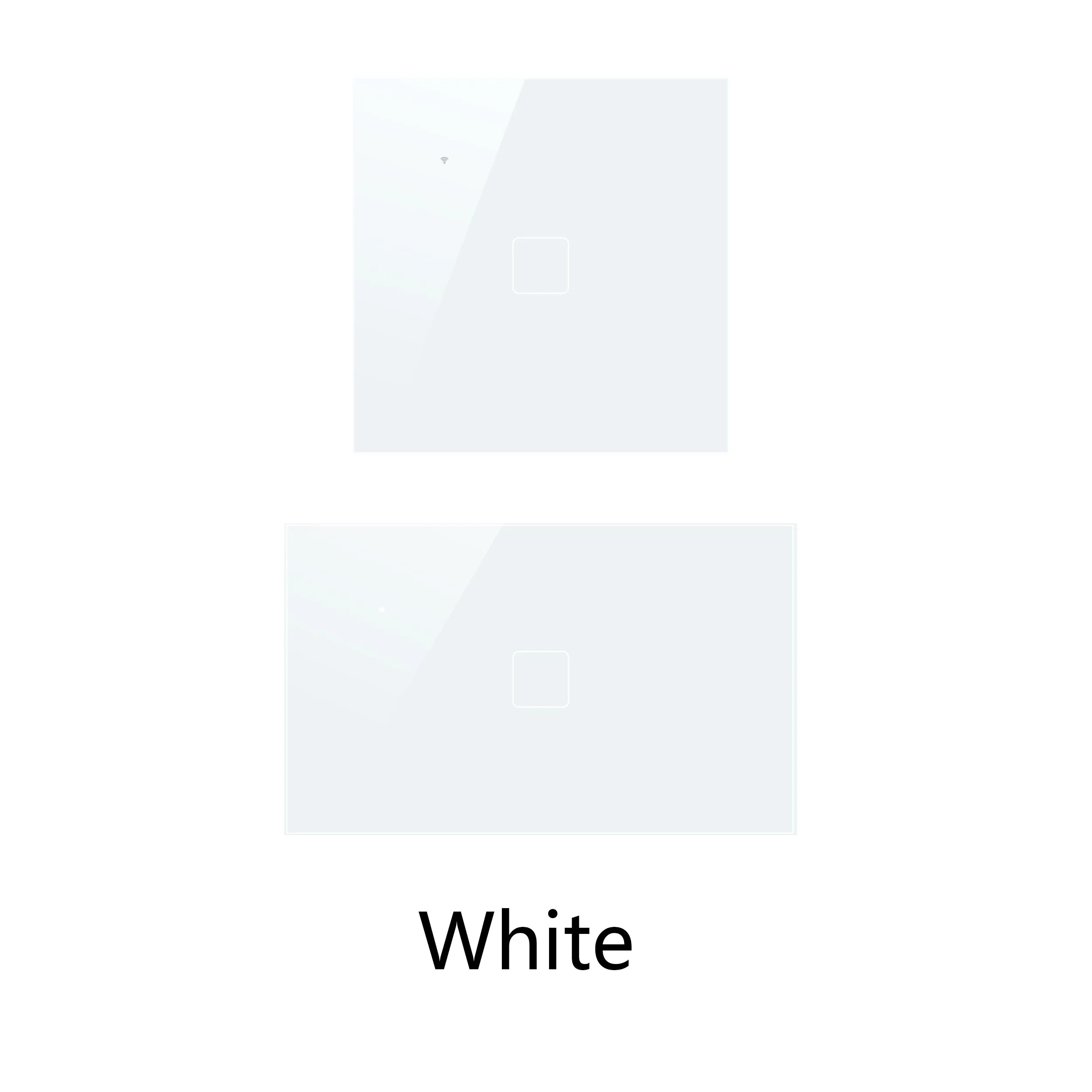 White-F Сенсорный светодиодный индикатор переключателя переключатель умный свет настенный выключатель прерыватель 2 способ 1/2/3/4 Gang Wi-Fi 220v стандарта ЕС, США, Великобритании Стандартный работать с Alexa Google - Цвет: White-F