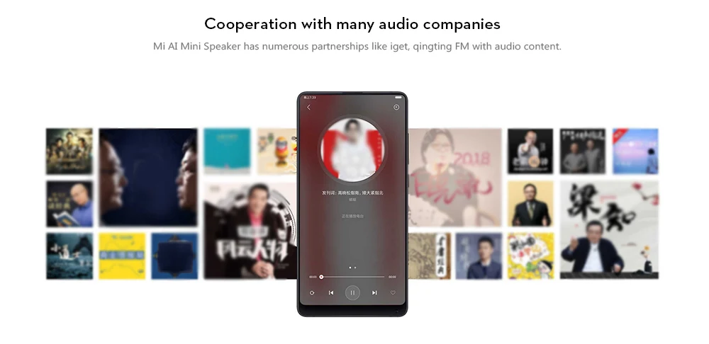 Xiaomi mi Al голос Управление mi ni смарт-динамик Bluetooth радио плеер Wi-Fi рассказчик сказок 4 ohm Audio Портативный Динамик