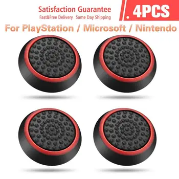 

4PCS Thumb Stick Cover Grip Cap Case Joystick For Nintendo PlayStation 3 4 PS3 PS4 Slim Pro Xbox One Wii Switch Controller TXTB1