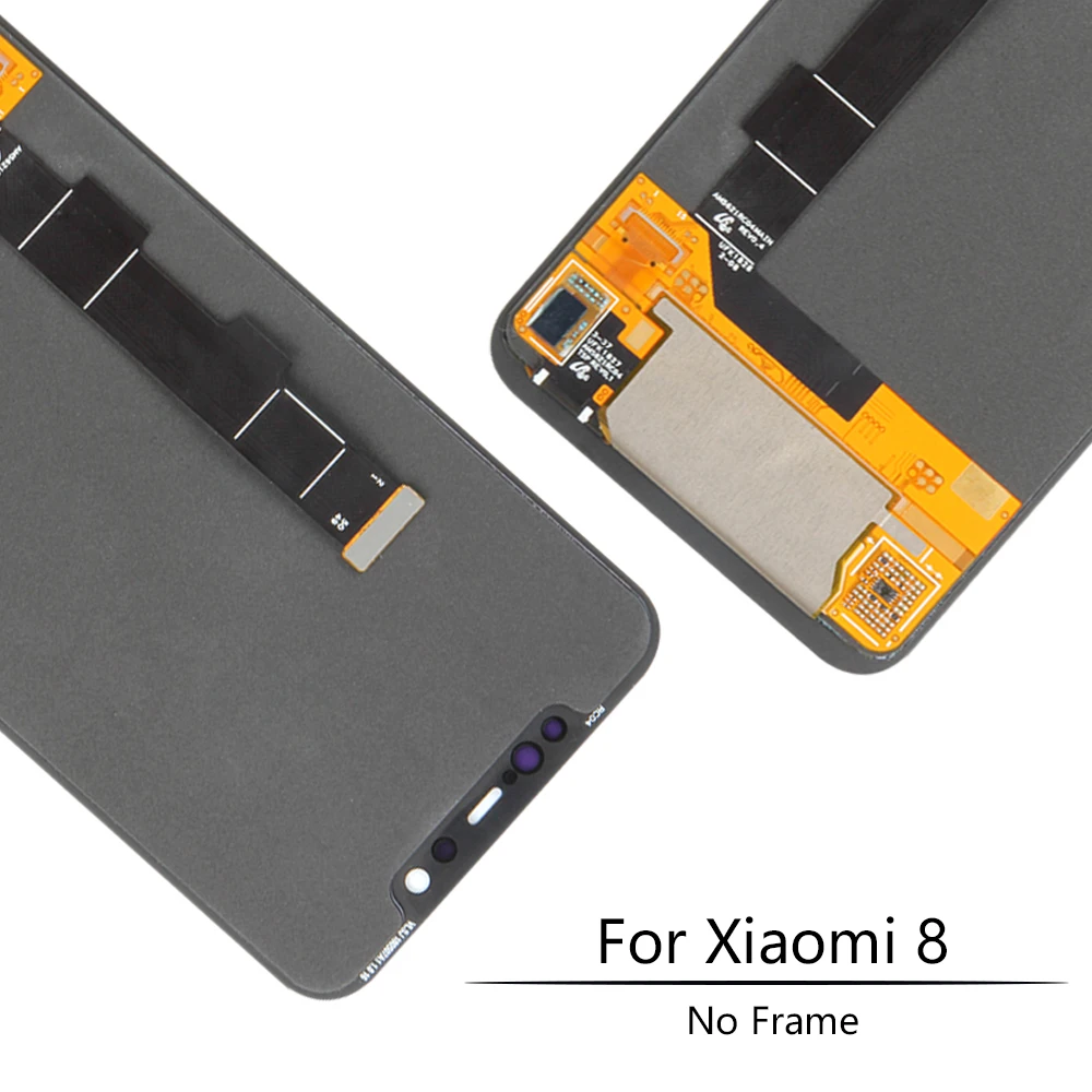 6,2" для Xiaomi mi 8 ЖК-дисплей с сенсорным экраном дигитайзер Рамка для Xiaomi mi 8 дисплей mi 8 ЖК-дисплей Запасная часть