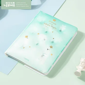 

Creative 2020 New Decompression Notebook Color Page Diary Notebook Inflatable Pillow Sleep Planner Dot Grid Bullets Journal Bujo