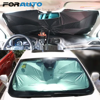 

Car Sun Shade Cover Interior Protector Covers Car Foldable Umbrella UV Protection Shield Windshield Front Window Umbrella