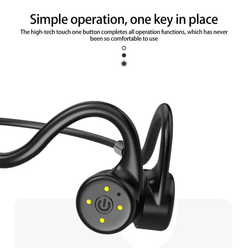 For Lenovo X5 Bone Conduction Headphone IPX8 Waterproof Swimming Diving Earphone With Micphone Built-in Storage 8G MP3 Player