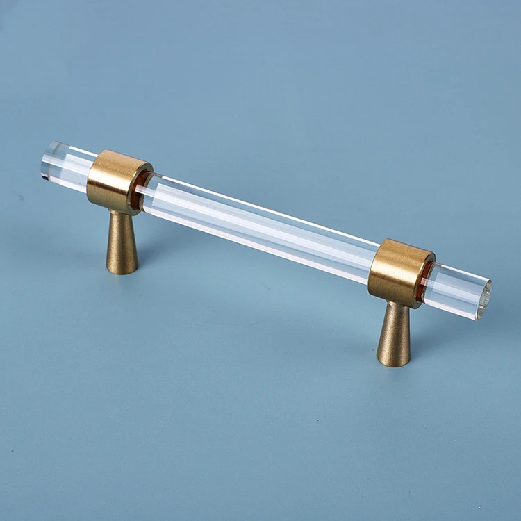 cristal 140x12mm moderno colorido armário porta guarda-roupa t barra diy alças para móveis