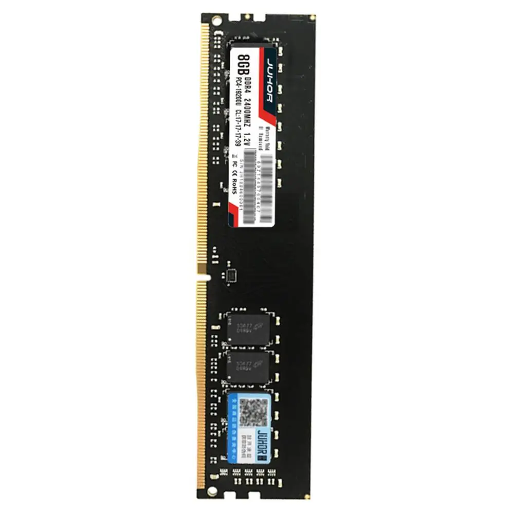Цена Оперативная Память DDR4 для настольных ПК 8 Гб DDR4 2400 МГц U DIMM PC4 19200 288 pin non ecc (без коррекции ошибок) Память ram ноутбук Поддержка памяти memoria ddr4 ноут...