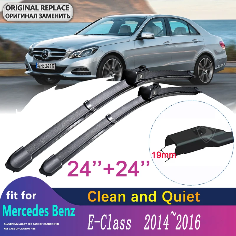 Car Wiper Blades for Mercedes Benz E-Class E Class E250 E300 E350 E400 E550 E63 W212 2014~2016 Windscreen Brushes Goods | Автомобили и