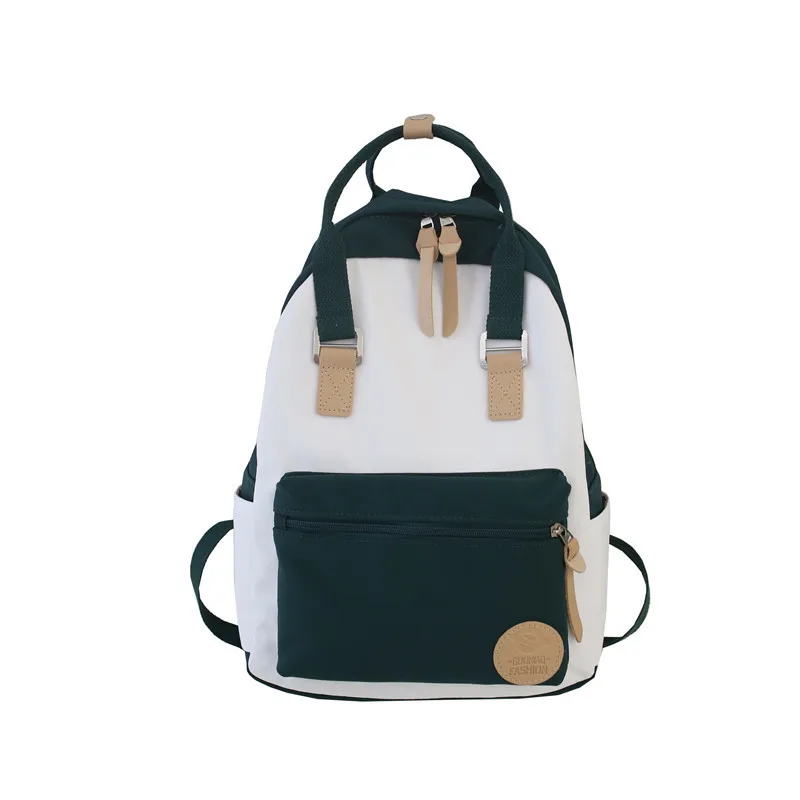 

Girls Backpacks Small Fresh College Style Backpack Waterproof Solid Color Student Bags Large Capacity Multifunctional