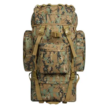 

70L Liter Mountaineering Bag Profession Army Fans Waterproof Travel Large Backpack Tactical Child and Mother Combat Marching Bac