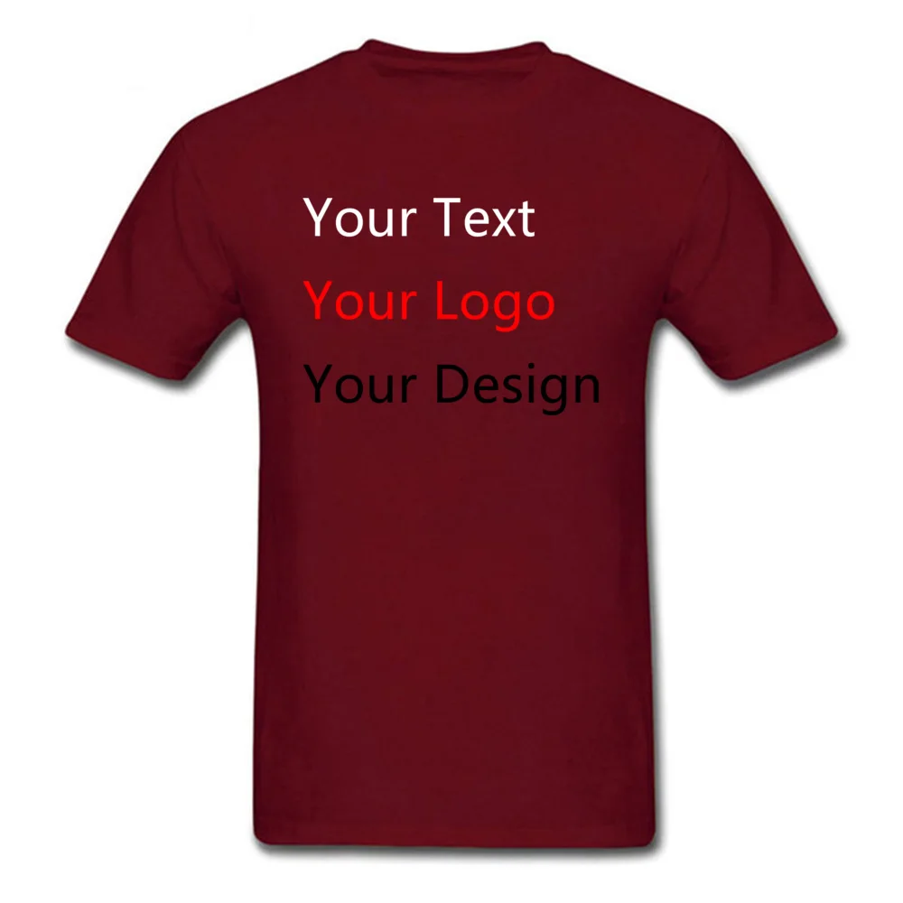 Tops & Tees custom Tops T Shirt April FOOL DAY Brand Casual Short Sleeve 100% Cotton Crewneck Men T-Shirt Casual custom maroon