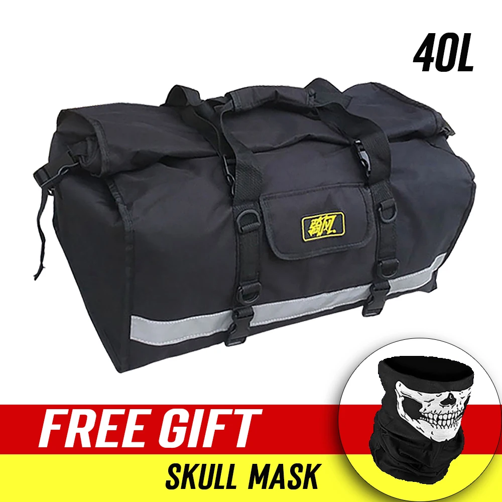 Motorcycle Waterproof Bag Motorbike cross Tail Bag Thigh Oxford 840D 40L 55L 75L For Motorcycles bicycles Scooter