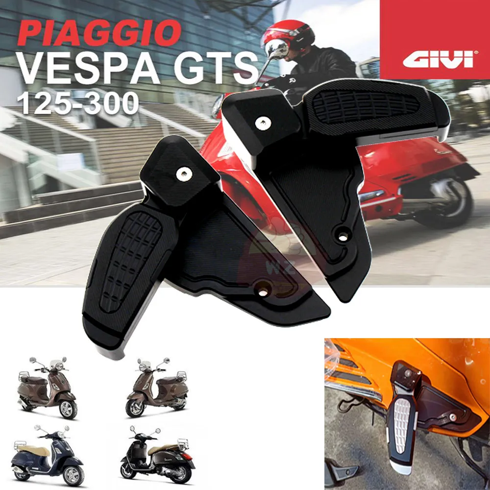 Аксессуары для мотоциклов adaptador de la extensión del pasajero pedal extendido para el chanclo vespa Prim |