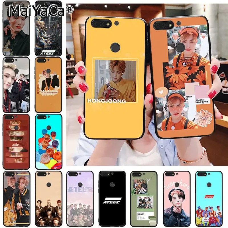 Чехол MaiYaCa ATEEZ HongJoong SeongHWA для Huawei Honor 8X 9 10 20 Lite 8A 5A 7A 7C 10i 8C 9X Pro | Мобильные телефоны и