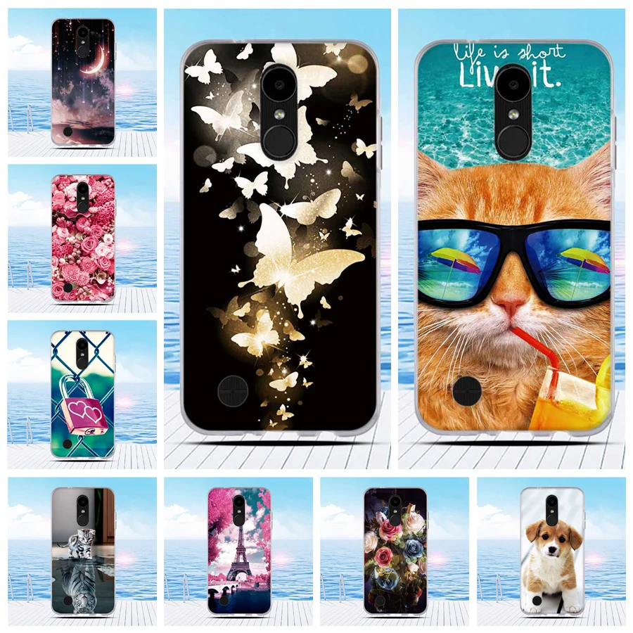

Soft TPU Phone Cases For LG K4 2017 X230 European Version X230YK X230F M160 LG Phoenix 3 LG Fortune Painted Covers Case Shell
