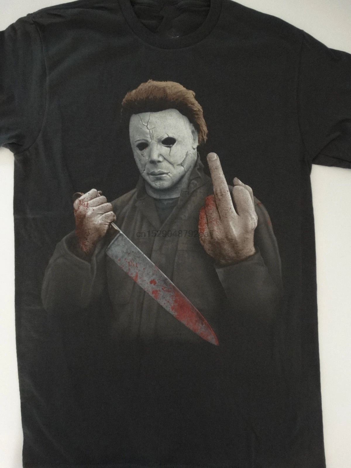 Michael myers middle finger shirt Clearance