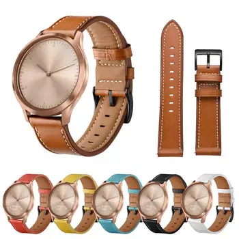

Leather Watch Band Strap for Garmin vivomove HR Watchband Replacement Leather Watch Band Strap fashion Sport band Drop shipping