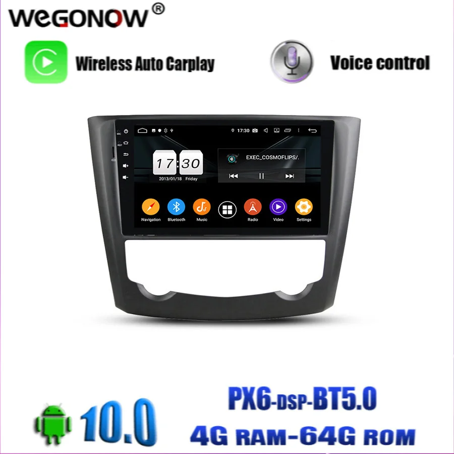DSP PX6 Android 10 0 4 Гб ОЗУ 8 ядер 64 ПЗУ автомобильный DVD-плеер GPS карта RDS радио wifi Bluetooth 5 DVR
