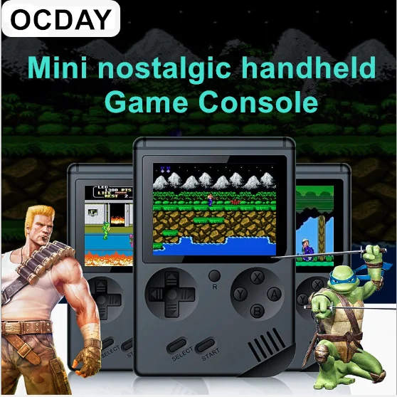 

Retro Nostalgic Game Machine Overlord Kid Retro Mini Tetris Game Machine 8-Bit Game Handheld Built-in 168Game