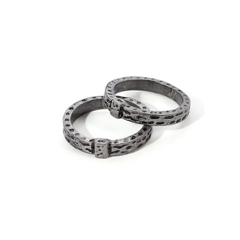 Vintage Temperament Jewelry A Rings Outlander Themed Charm Rings Handmade Retro Wristhand Chain For Women Men Fans Gift 4