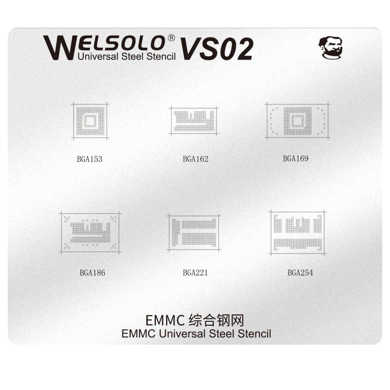 Mechanic Reballing Stencil Template Steel Stencil Template For Vivo Oppo Emmc Pmic Bt Wifi Rf Series Bga Reballing Repair Tools Hand Tool Sets Aliexpress
