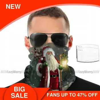 

Santa Claus Mouth Face Mask The Christmas Traveler Facial Mask with 2 Filters Nice Polyester for Adult Mask