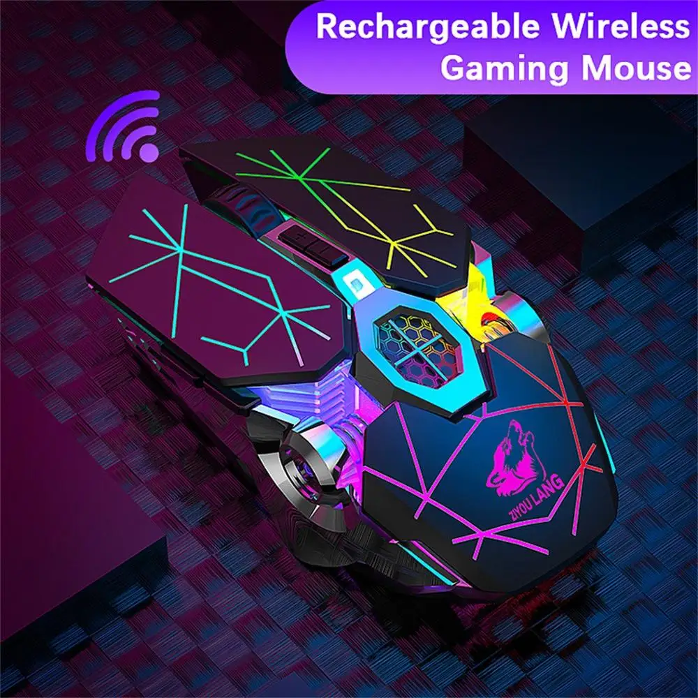X13 Беспроводной игровой Мышь двойной режим 2 4G + Bluetooth USB Перезаряжаемые геймера