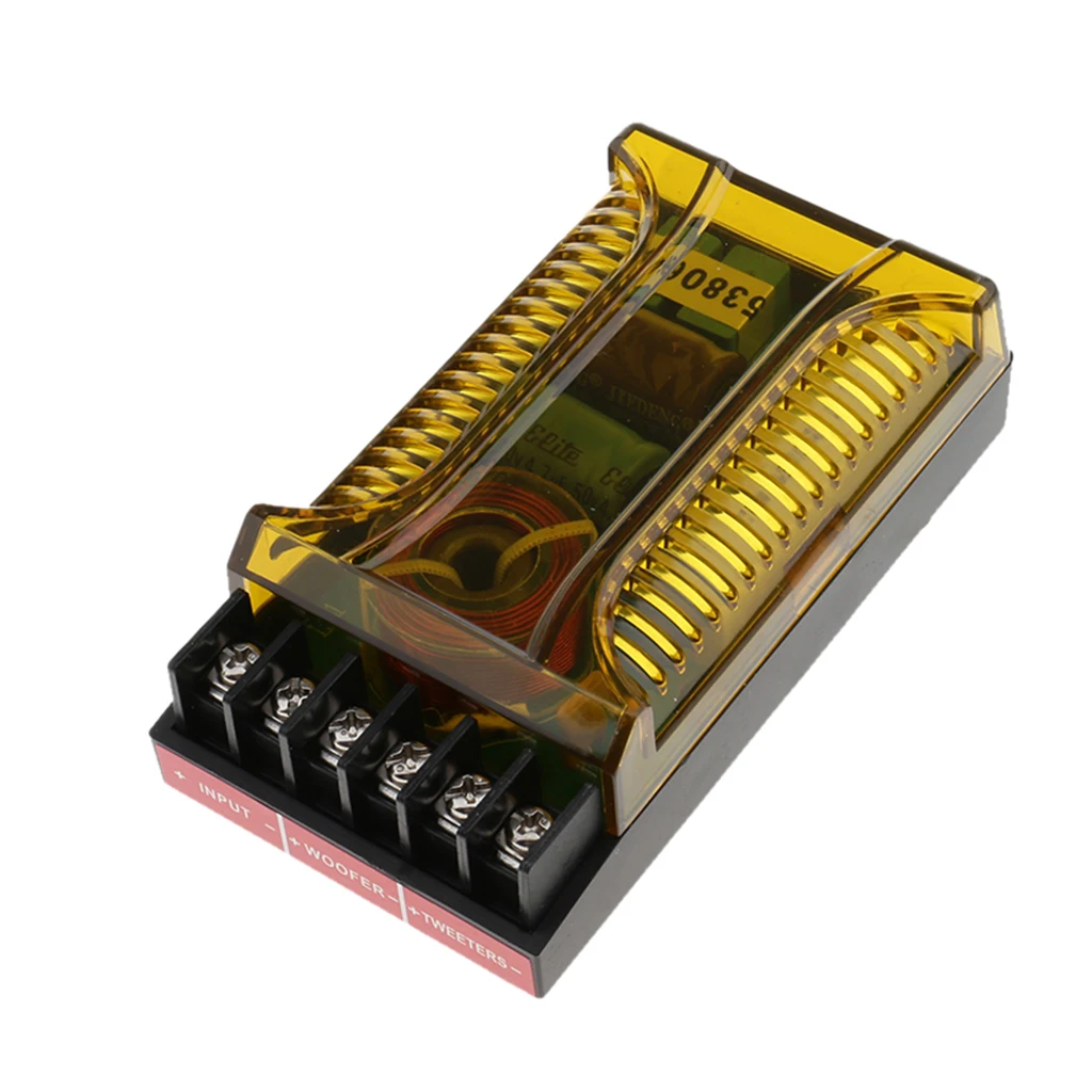 120W Car Audio Frequency Divider Multi Speaker 2 Unit Way Crossover Filters Parts | Электроника
