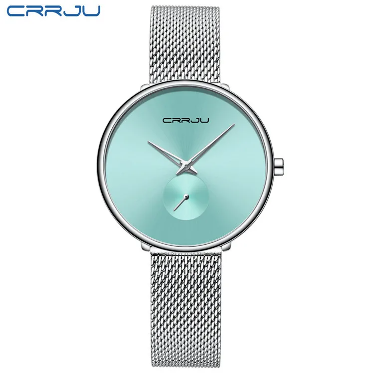 silver blue Черные наручные часы, женские часы, деловой стиль, нержавеющая сталь, женские наручные часы для женщин, женские наручные часы - Цвет: silver blue