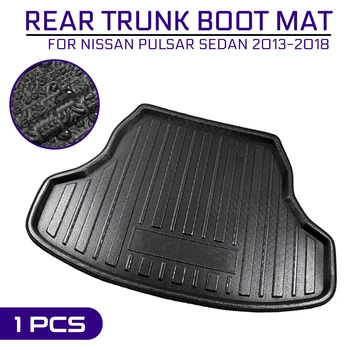 

Car Floor Mat Carpet Rear Trunk Anti-mud Cover For Nissan Pulsar Sedan 2013 2014 2015 2016 2017 2018