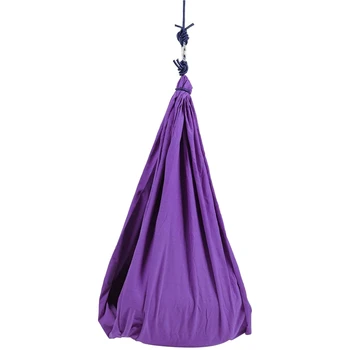 

New Sensory Swing Therapy Swing for Kids Hanging Hammock Indoor Hammock for Children Sensory Integration Purple