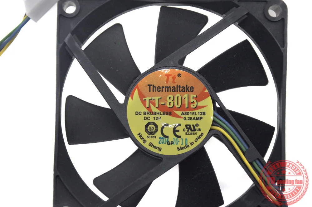 Новинка TT 8015 A8015L12S 8 см 4 контактный ШИМ контроль скорости температуры тишина 1 5