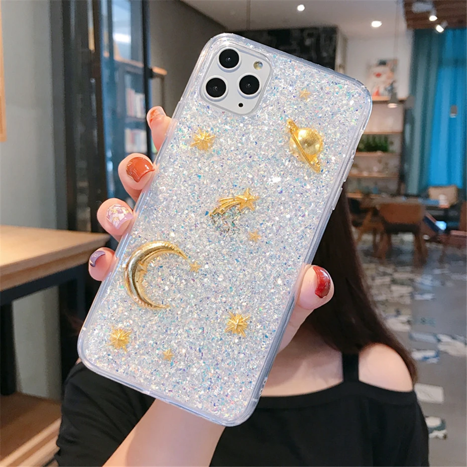 Qianliyao 3D космическая планета Луна Чехол для телефона для iphone 11 Pro Max XR XS Max для iphone X 7 8 6 6S Plus чехол s Мягкий силиконовый чехол