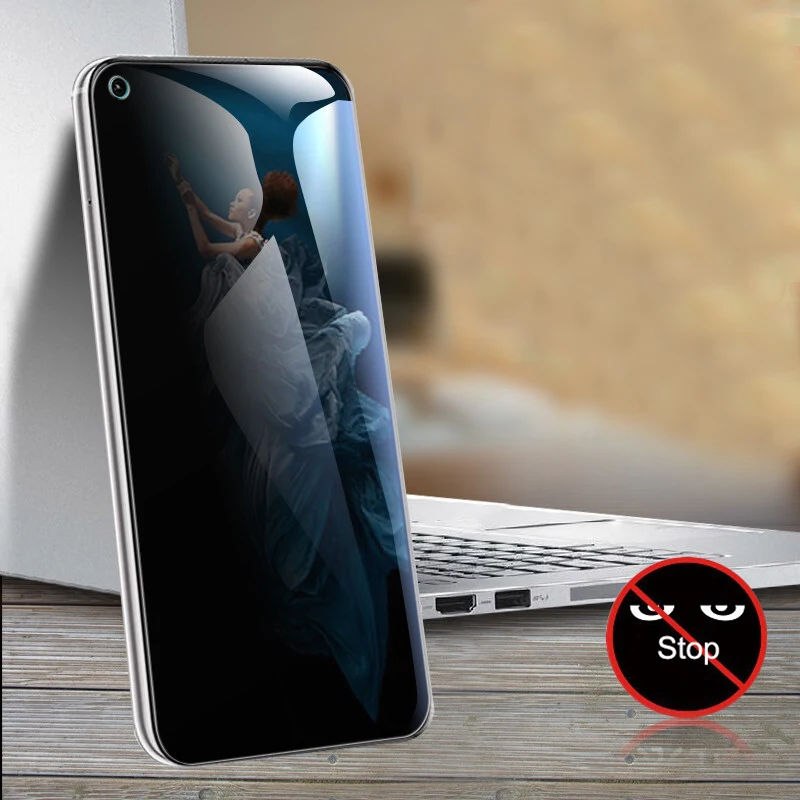 Anti-Spy Vetro Temperato Per Huawei Nova 5T 5Z 6 Se Anti Peeping Glare Privacy Protezione Dello Schermo Per Nova 5T Di Vetro Di Protezione Pellicola