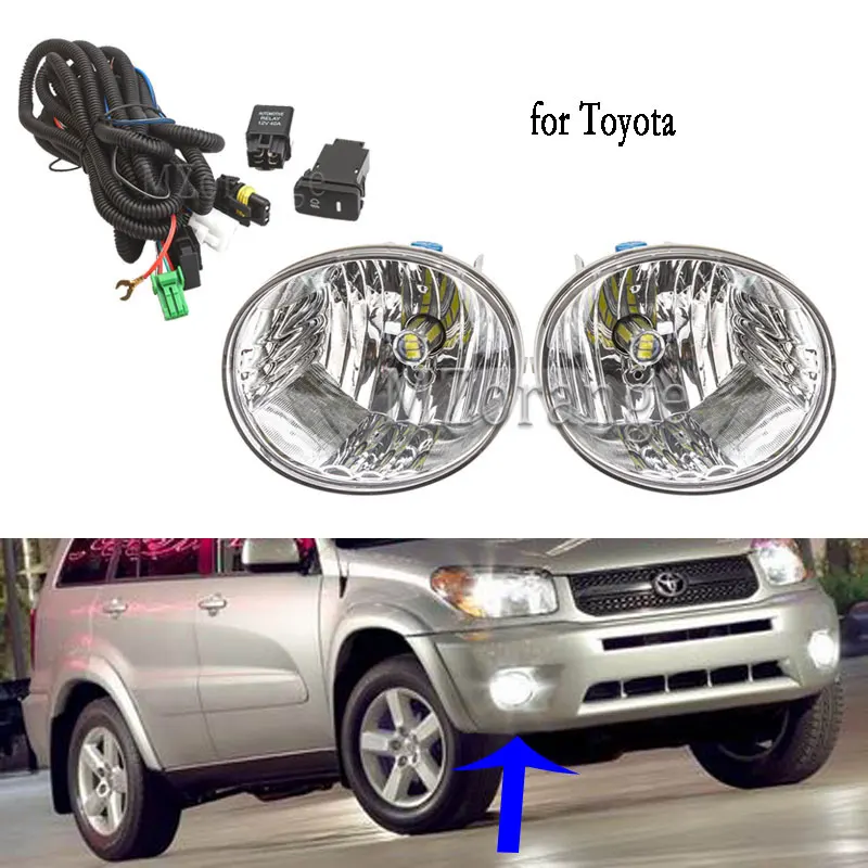 Противотуманные фары для Toyota RAV4 2004 2005 передсветильник s светодиодные