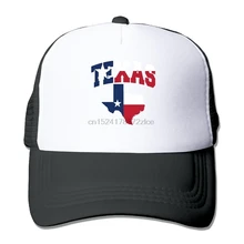 Флаг Карта Техаса Мужская Женская Удобная Спортивная Кепка сетчатая Кепка