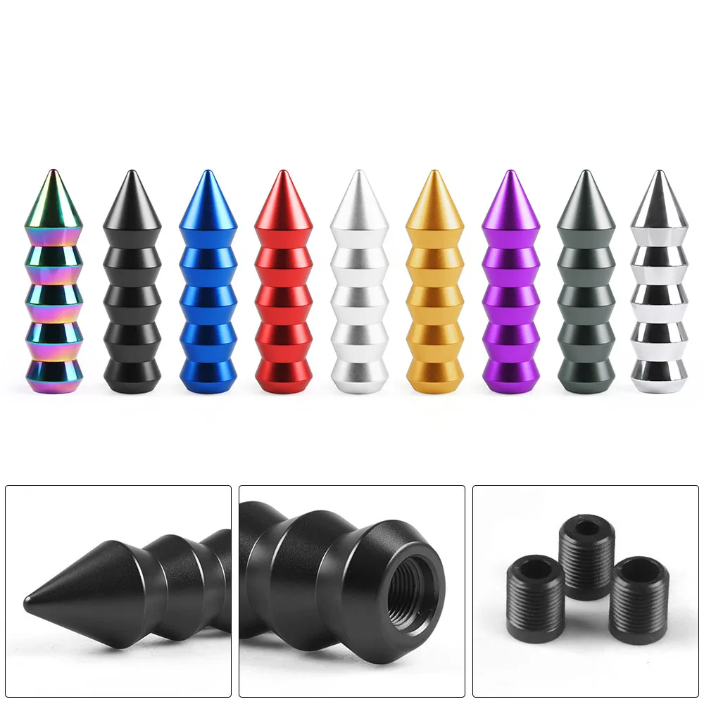 Universal 146mm Gear Shift Knob Pointed End Cone Manual Transmission