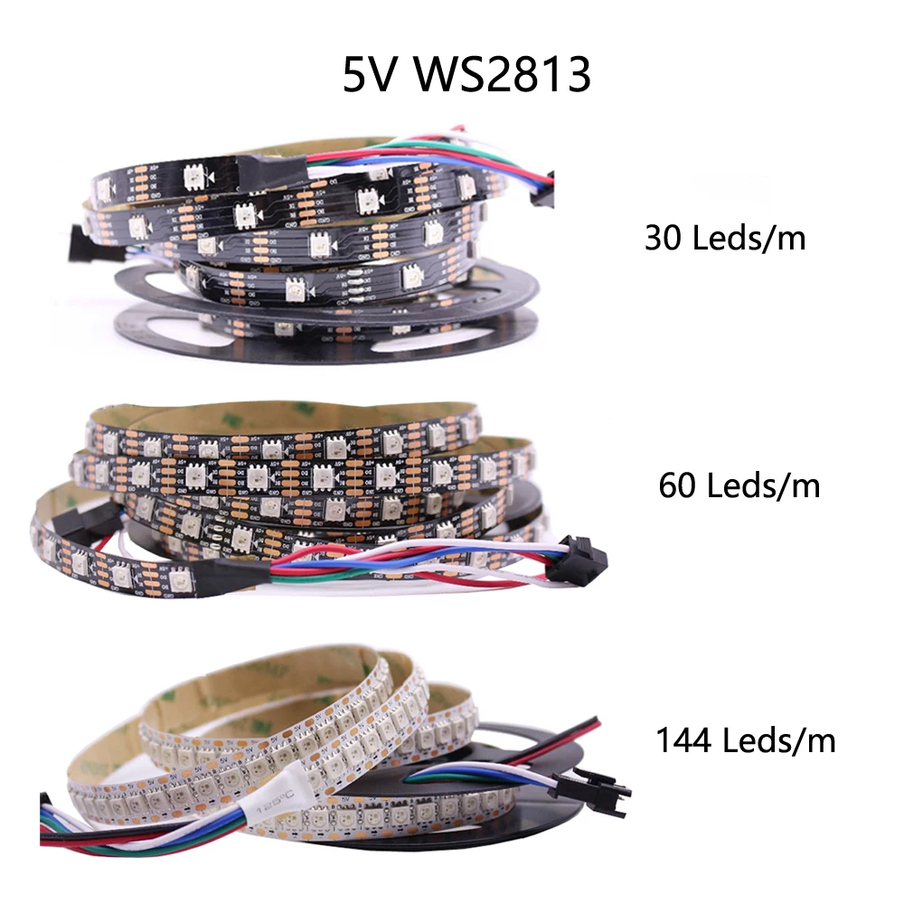 WS2813 (обновление WS2812B) RGB Светодиодная лента 30/60 пикселей/светодиодов/м