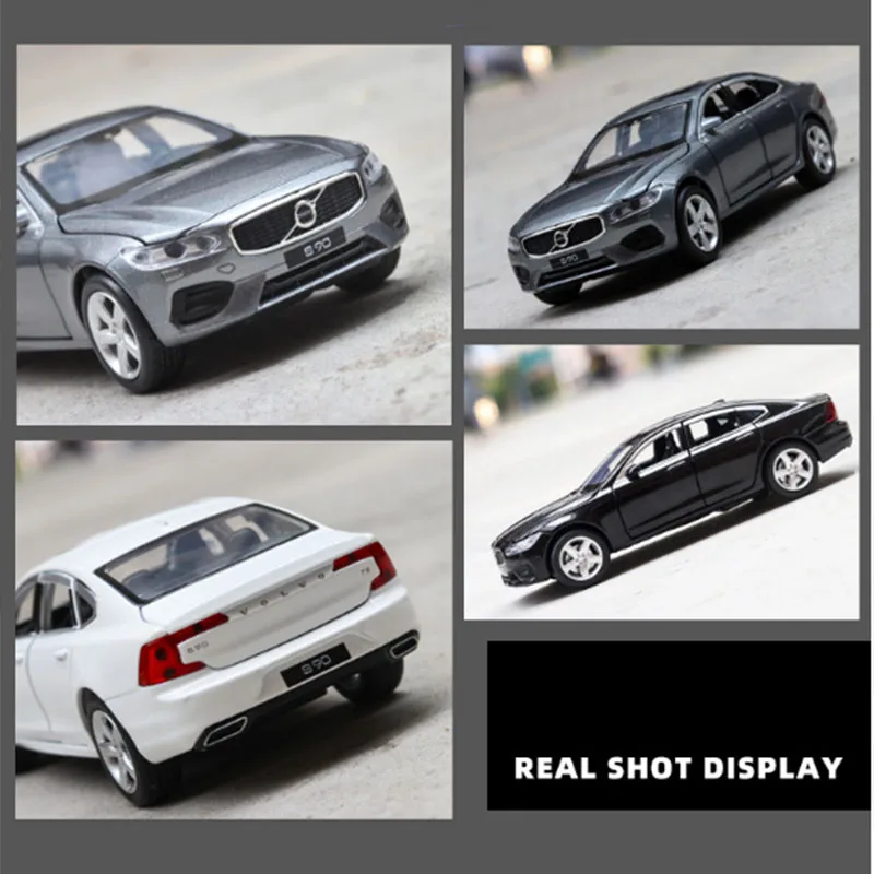 1/32 Volvo S90 литая металлическая модель автомобиля с легкой откаткой, но без тесто для детей подарок на день рождения для мальчика Коллекция