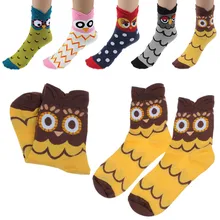 5 пар, дышащие милые носки для женщин, весна-лето, повседневный домашний носок для сна, женские удобные милые носки с 3D принтом