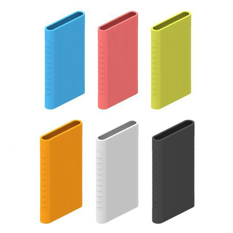 Для нового Xiaomi power Bank 2 10000 мАч, мягкий резиновый силиконовый защитный чехол, защитный чехол для кожи, защитный чехол для power Bank, чехол s Shell