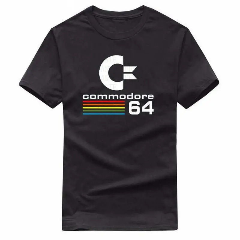 Verano Commodore 64 camisetas C64 SID Amiga Ретро 8 бит ультракрутая diseo camiseta vinilo hombres ropa con manga corta