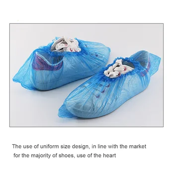 

Home Overshoes Waterproof Shoe Cover Plastic PE Material Unisex Shoes Protectors Rain Boots For Indoor Outdoor Rainy Days