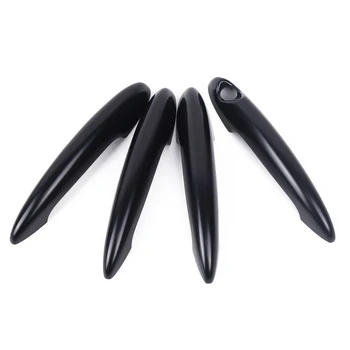

Set Door Handle Covers Parts Car Exterior Trim Replacement For MINI R60 Countryman Cooper S 2011-2016 Black