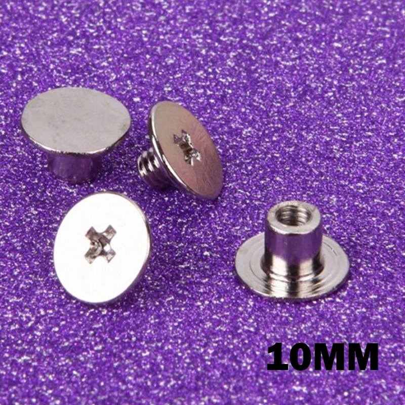 silver 10mm 10 sets Аксессуары вязки - Цвет: silver 10mm 10 sets