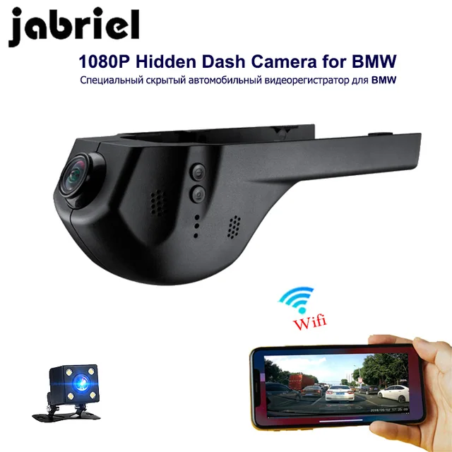 $US $44.81 Jabriel 1080P Wifi Hidden car recorder dvr dash cam Rearview camera for bmw 12357 SeriesX1/X3/X5/X6