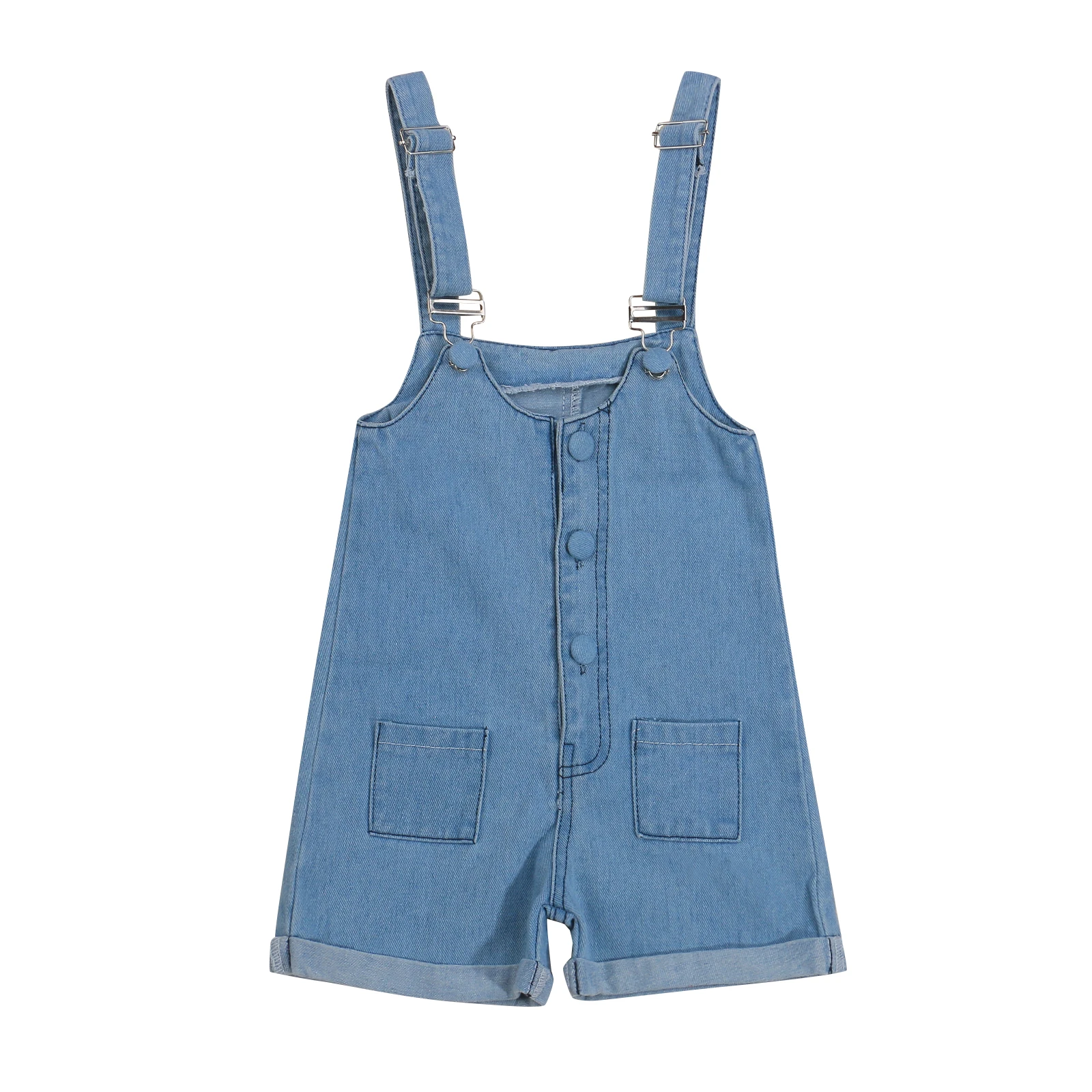 2 6Years Breathable Little Girls Suspender Shorts Summer Sweet Style
