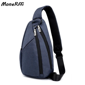

New Fashion Unisex Chest Bags Casual Sports Headset Purse Nylon Breast Package Messenger Bag Teenager Casual Free Shipping