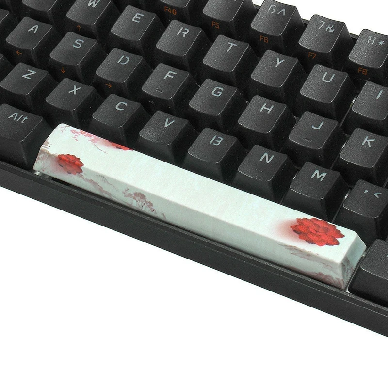 PBT Space Keycaps механическая клавиатура DIY Keycap(6.25U Space Keycap)-пион