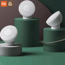 xiaomi mijia светодиодный индукционный Ночной светильник 2 Регулируемая яркость инфракрасный умный датчик тела с магнитной основой
