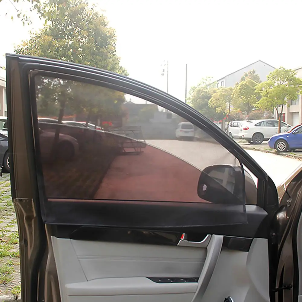 Магнитный автомобильный оконный солнцезащитный Зонт Coche летняя Солнечная защита Солнцезащитный козырек боковое окно сетка УФ занавеска для автомобилей