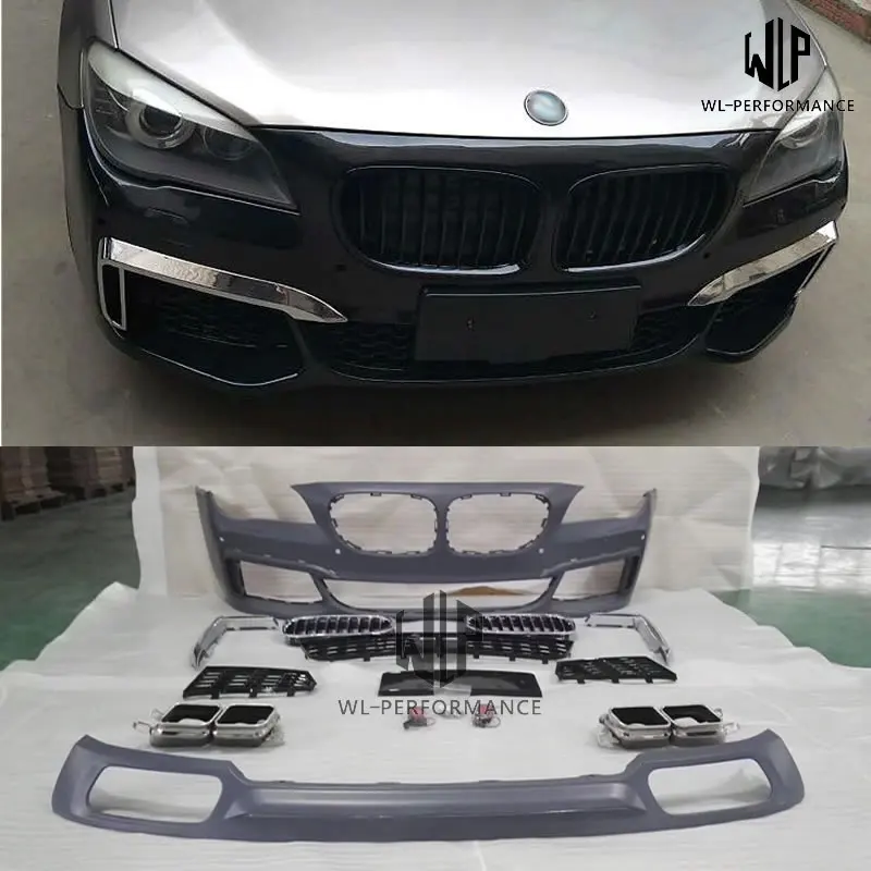 F02 M760 PP Неокрашенный комплект кузова автомобиля передний задний бампер боковые